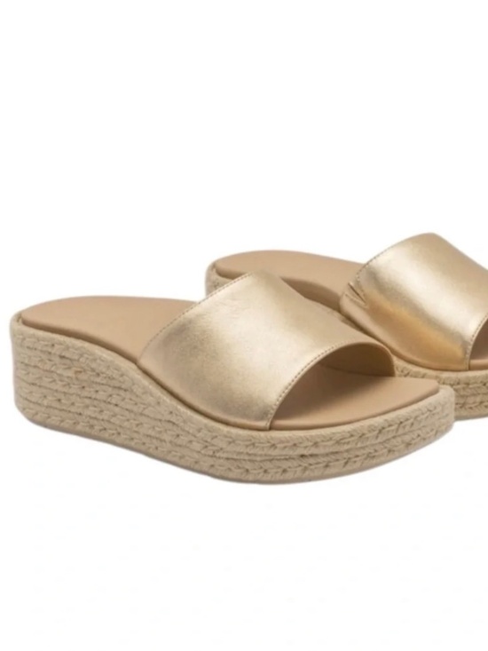 AEBO Shoes - Aebo sandals platform metallic